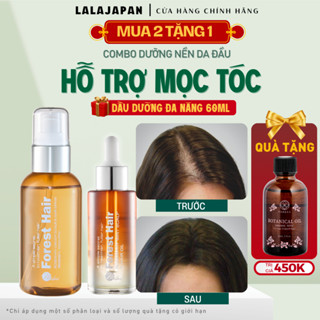 [MUA 2 TẶNG 1] Xịt kích mọc tóc Forest Hair và Dầu ủ kích mọc tóc Forest Hair dưỡng nang tóc, nền da đầu hỗ trợ mọc tóc