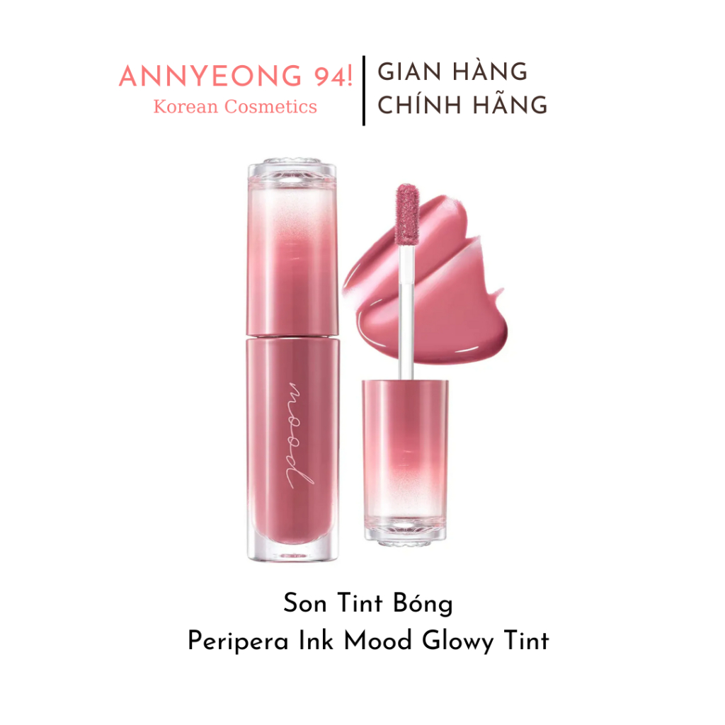 Son Tint Bóng Peripera Ink Mood Glowy Tint - Cho Đôi Môi Căng Mọng Như Ngậm Nước