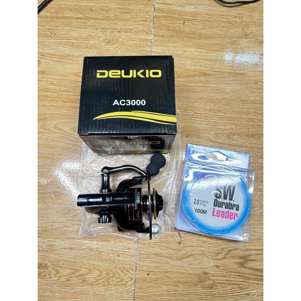 Máy câu Deukio Ac 3000 kim loại giá rẻ full chức năng, máy cần q