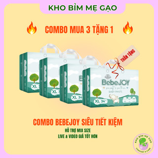 [COMBO 4 BỊCH - GIA TỐT]Tã Bỉm BEBEJOY PREMIUM, ĐỦ SIZE,DÁN NB50 >> M40, QUẦN M38 >> 3XL30, 4 BỊCH,,