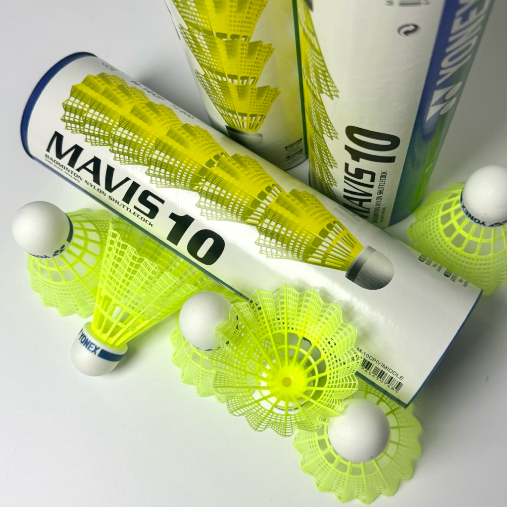 Cầu nhựa Yonex Mavis 10, 350, 600 chính hãng độ bền cao (6 quả/hộp)
