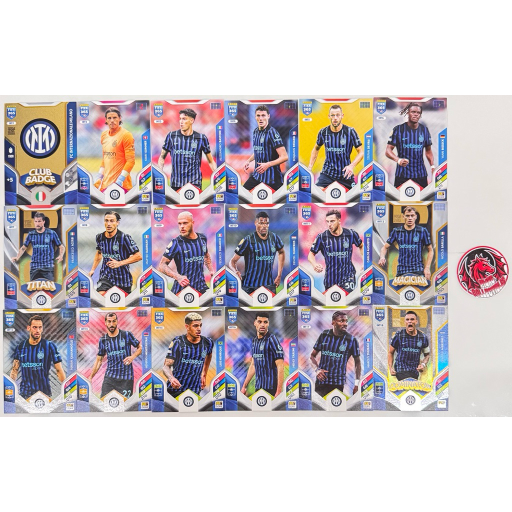 [CLUB] Thẻ cầu thủ FC Internazionale Milano Panini FIFA 365 2025/26 (Tặng thẻ ngẫu nhiên + sleeves)