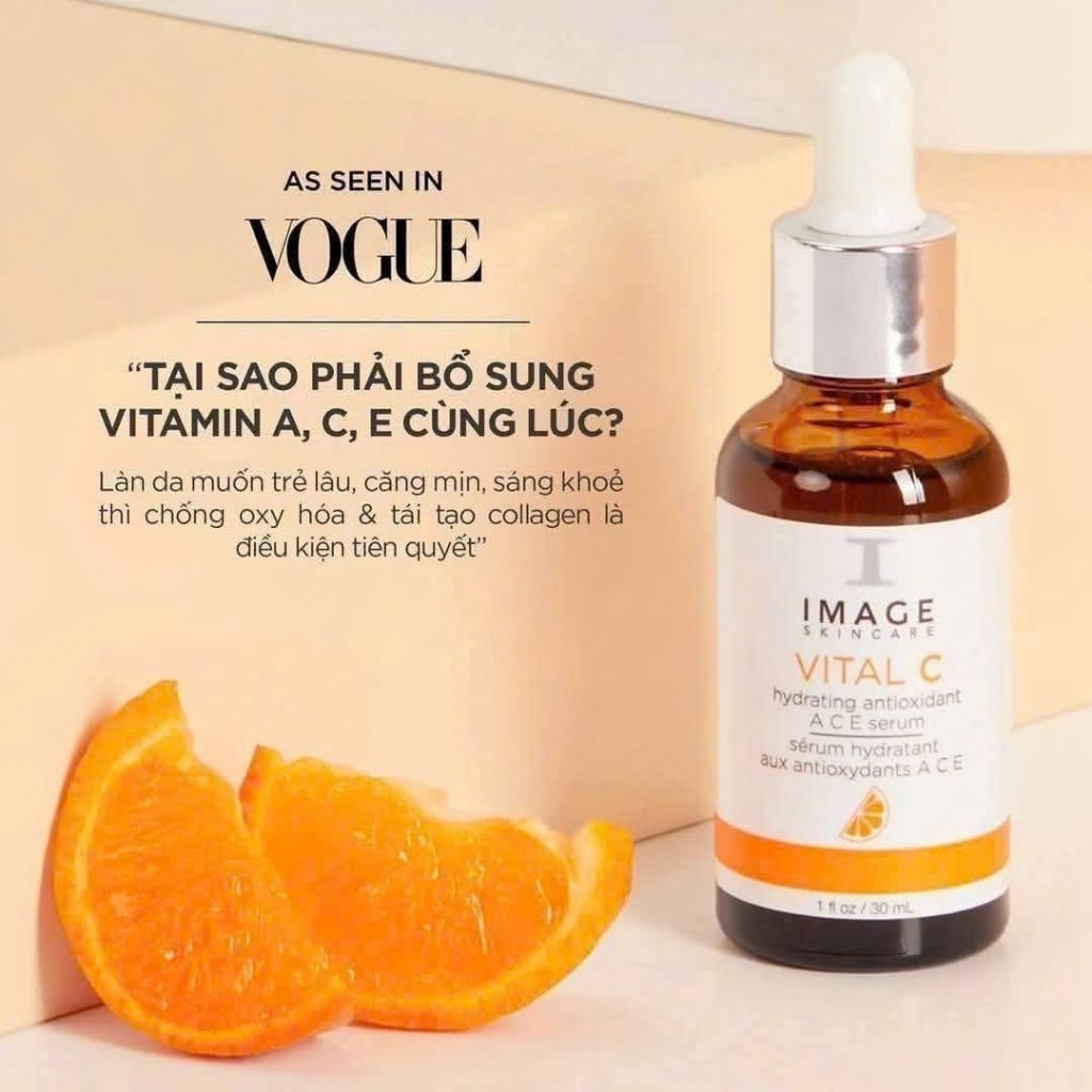 Serum Chống Lão Hoá Da Image VITAL C Hydrating Antioxidant ACE Serum
