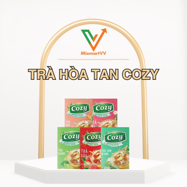 Trà hòa tan Cozy Trà trái cây hòa tan Cozy Nguyên liệu pha chế trà trái cây