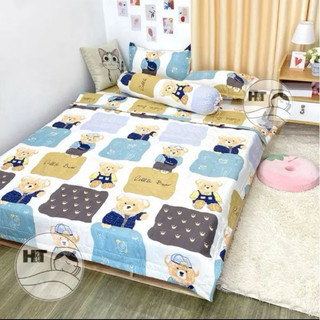 bộ chăn ga gối set hè 5 món