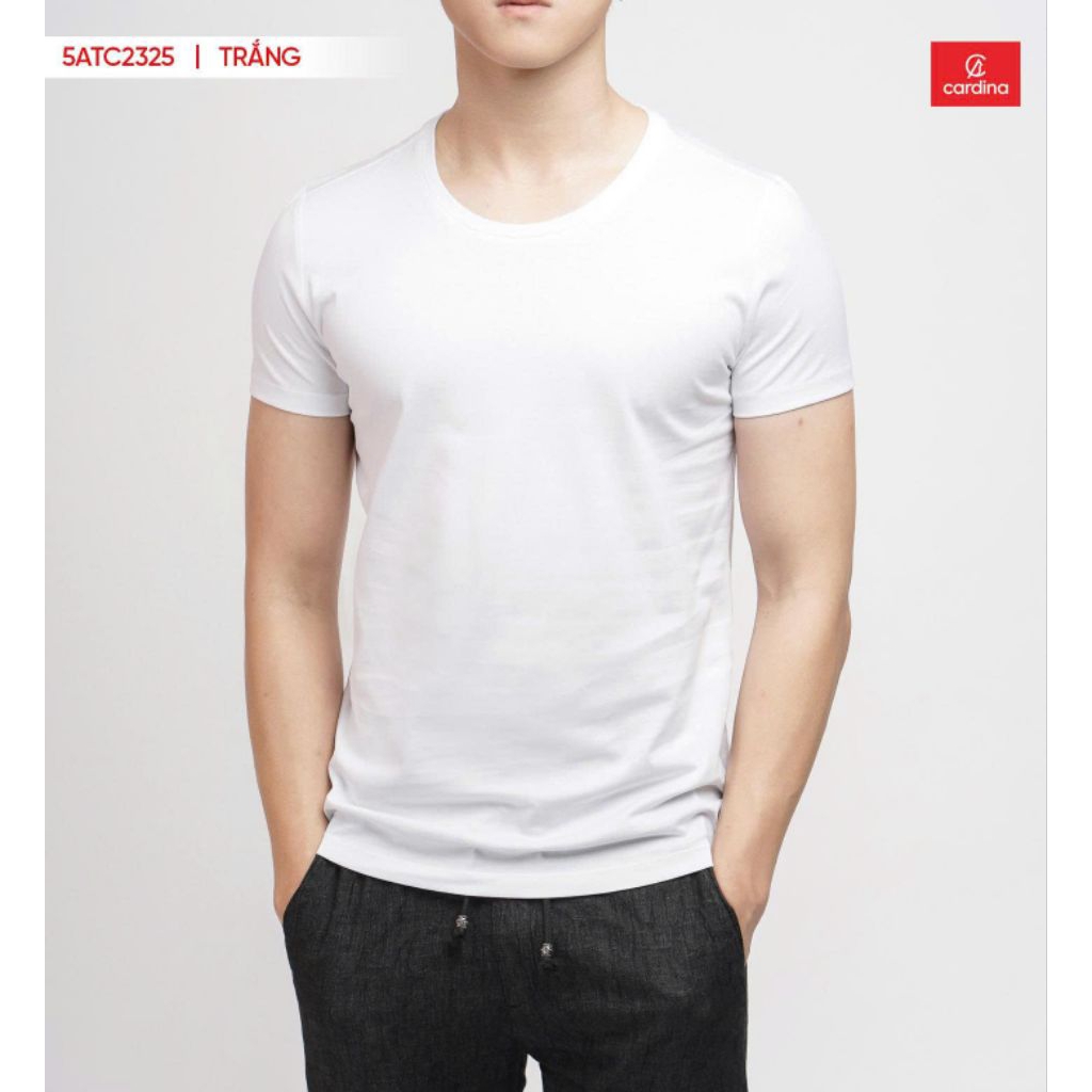 Áo ba lỗ, áo cộc tay nam CARDINA chính hãng 100% chất cotton