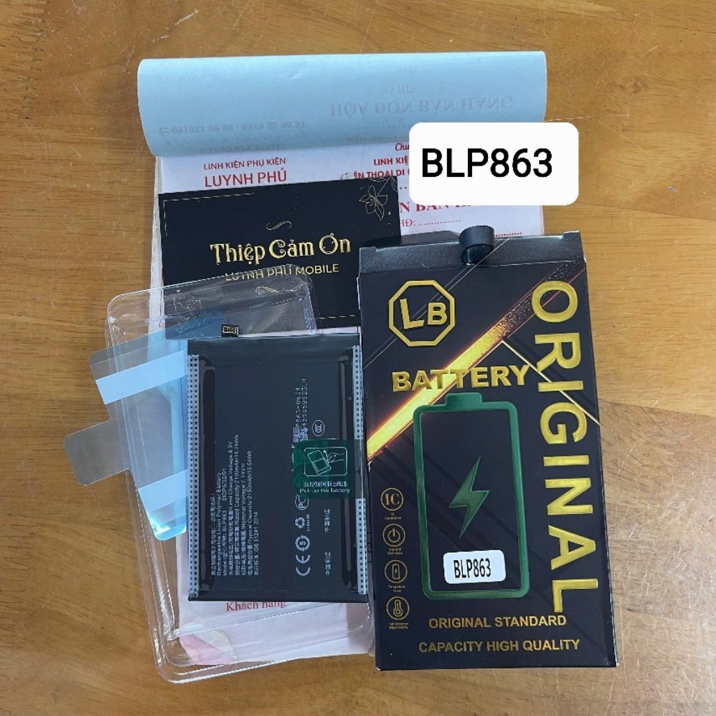 Pin oppo reno 6 5G /reno 6 pro 5g/reno 7 5g /reno 8 5g/BLP863/ BLP855