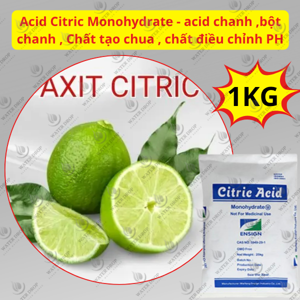 Bột chanh, Bột citric ( bột chanh ),chất điều chỉnh PH ,bột tạo độ chua,chiết lẻ 1kg-5kg