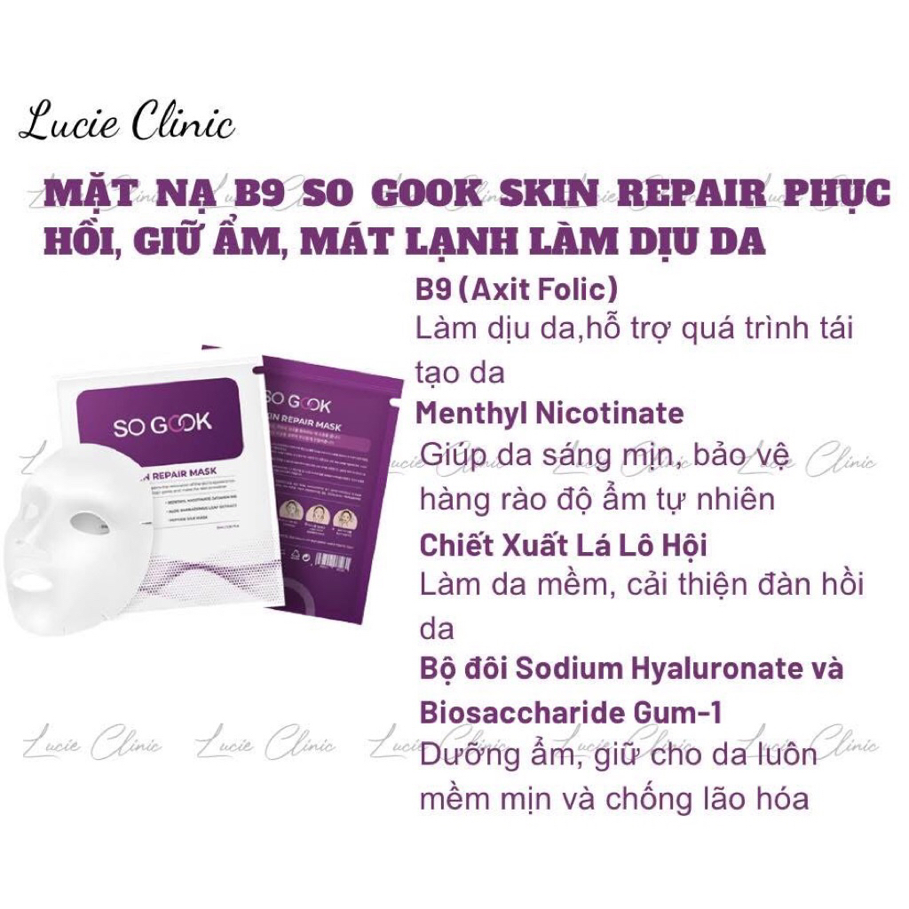 💫 Mặt Nạ So Gook B9 Skin Repair Mask 💫 10 miếng/ hộp
