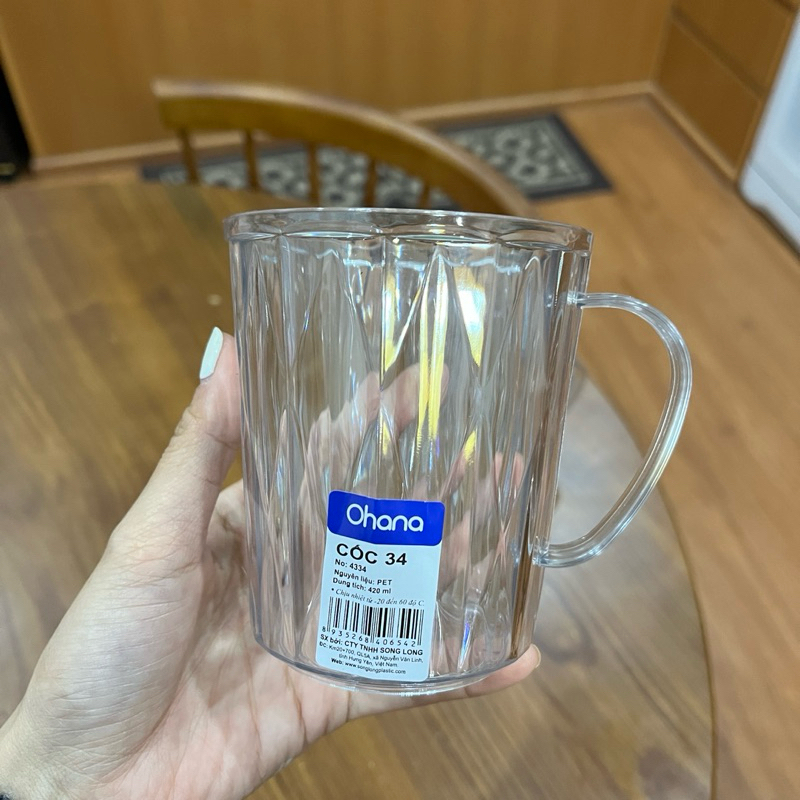 Ly, cốc ohana meca nhựa Song long