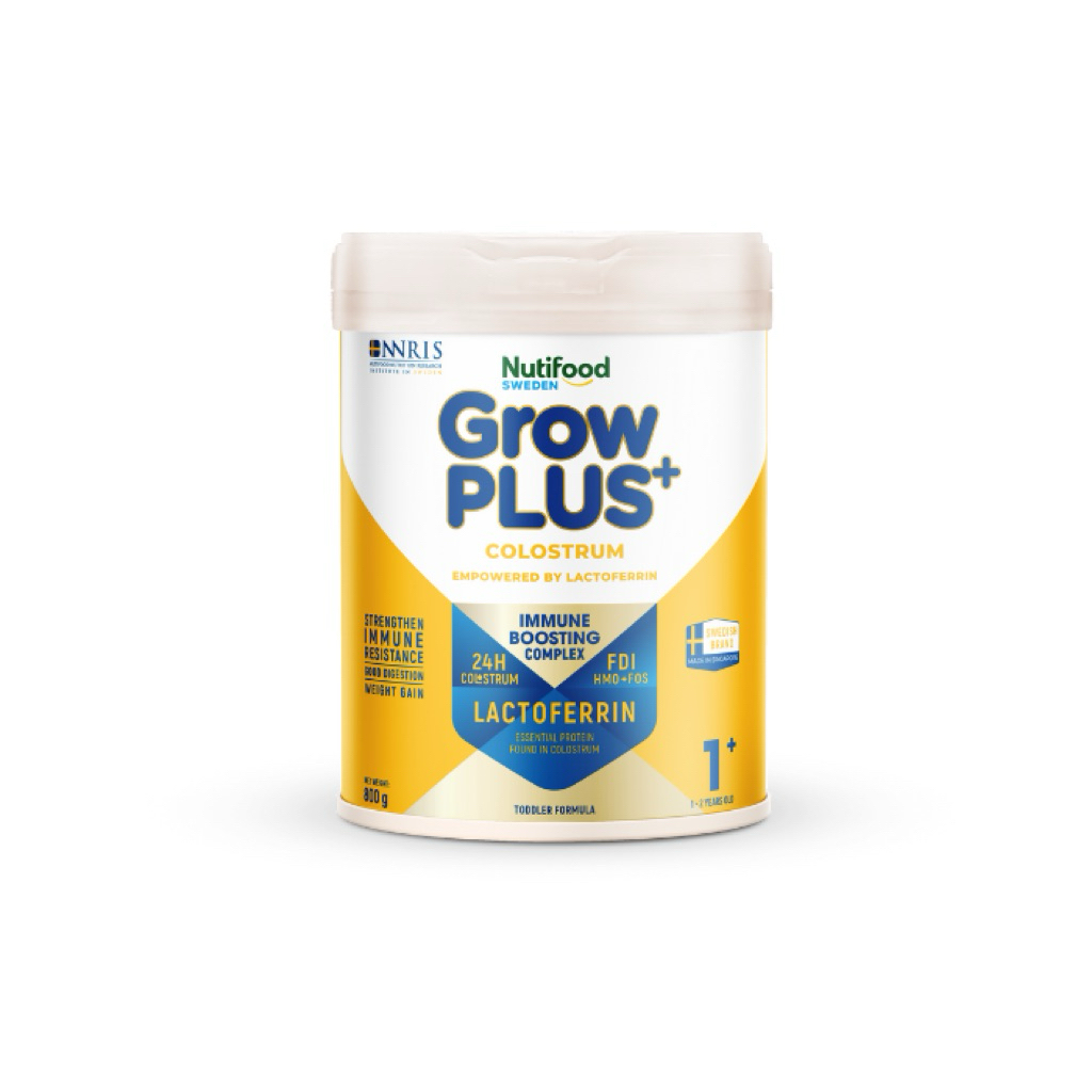Sữa Bột Nutifood GrowPLUS+ Colostrum Lactoferrin 1+ 800g