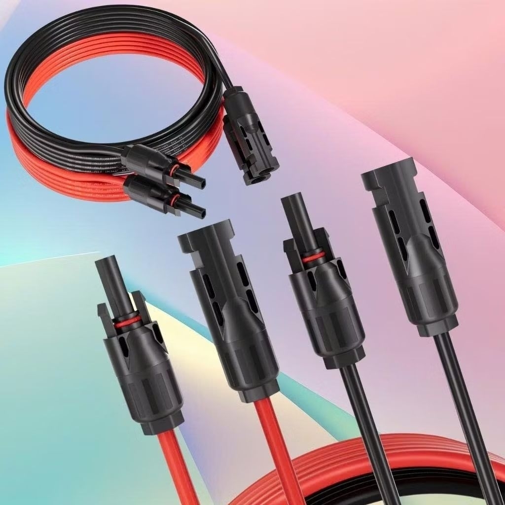 DÂY DC LEADER  BẤM SẴN 2 ĐẦU COS MC4 CHẤT LƯỢNG CAO TIẾT DIỆN 4.0mm2 CHỊU NHIỆT TỪ -40°C ĐẾN 120°C T