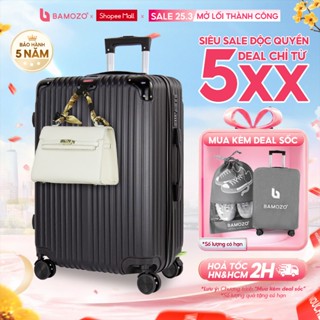 Vali du lịch B Bamozo Size 20,24inch Nhựa ABS PC Cao Cấp Chịu Lực 120KG Bảo Hành 5 Năm - LỖI 1 ĐỔI 1 TRONG 30 NGÀY_8809