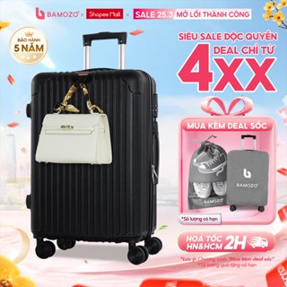 Vali Du Lịch B Bamozo Size 20/24 Chất Liệu Nhựa ABS+PC Cao Cấp Bền Đẹp Bảo Hành 5 Năm - Lỗi 1 Đổi 1 Trong 30 Ngày_8801