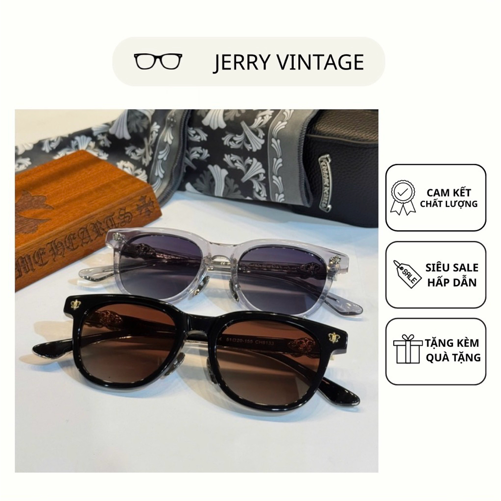 Kính mắt thời trang Jerry CH8133 chống ánh sáng xanh Fullbox