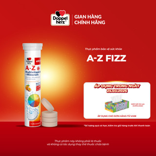 Viên sủi vitamin tổng hợp Doppelherz A-Z Fizz Multivitamins and Minerals (Tuýp 13 viên)