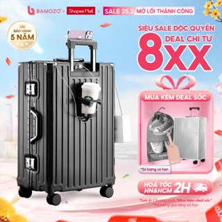 Vali Khung Nhôm B Bamozo Size 28 cao cấp siêu bền Bảo Hành 5 Năm - Lỗi 1 Đổi 1 Trong 30 Ngày_9066