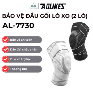 Bảo Vệ Đầu Gối AOLIKES 2025 Nâng Cấp - Đai Silicone Hỗ Trợ Lò Xo, Chống Trượt, Thoáng Khí