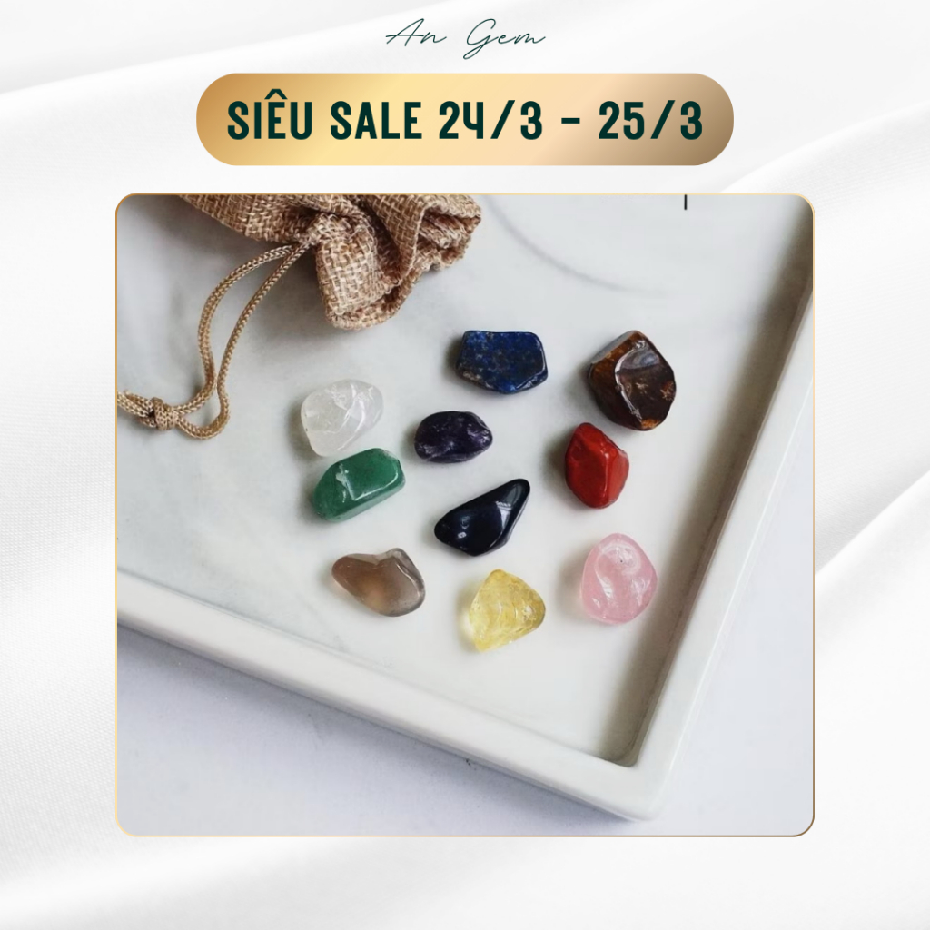 Vụn tinh thể đá mài bóng thanh tẩy An gem Beauty from unique