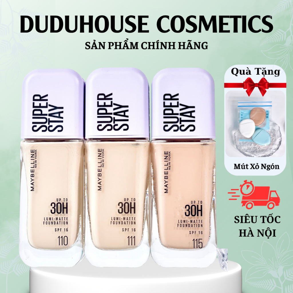 Kem Nền Maybelline Super Stay Up To 30H Lumi Matte Foundation 35ml