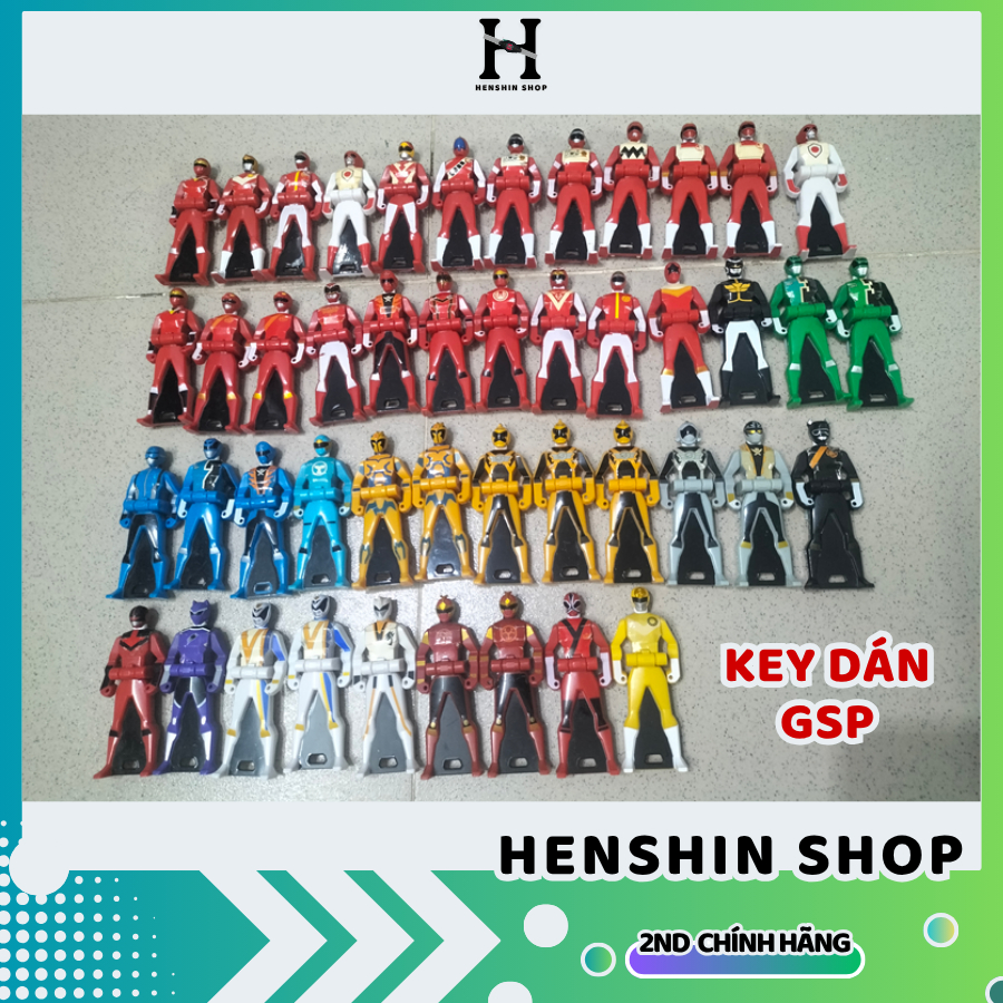 Chìa khoá siêu nhân hải tặc Ranger key gokai decal (GSP) Gokaiger đã qua sử dụng chính hãng BANDAI