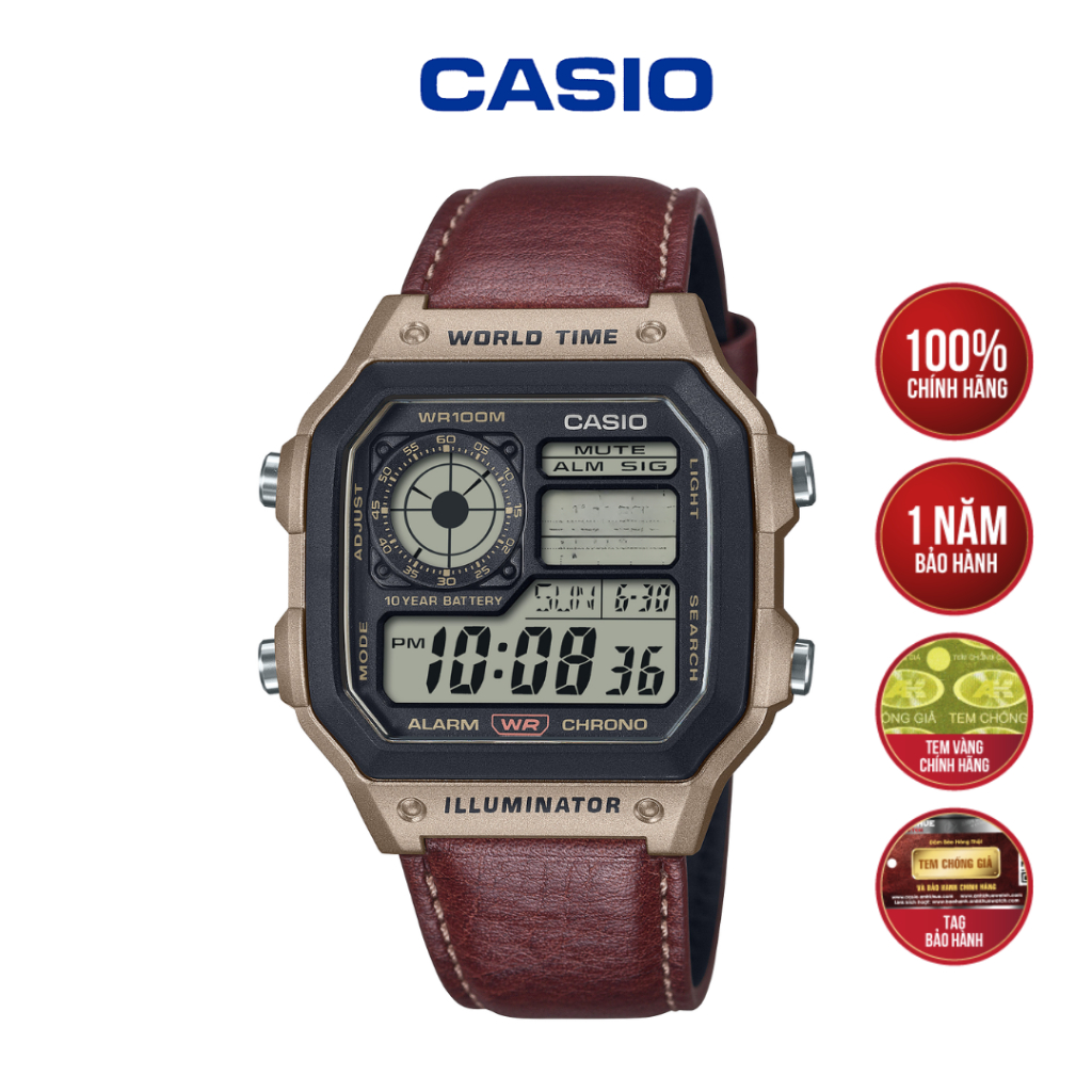 Đồng hồ Casio AE-1200WHL-5AVDF Chính Hãng