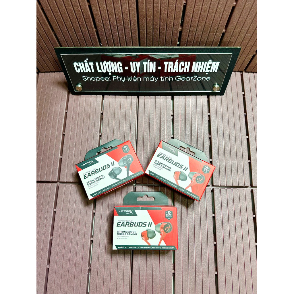 Tai Nghe Gaming HyperX Cloud Earbuds II / earbud V2 / earbud 2