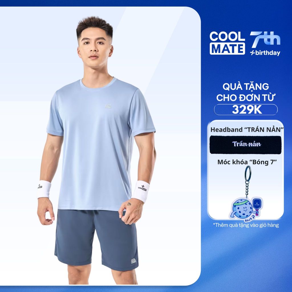 [Tặng headband đơn 329k]  Áo Thun Nam Coolmate Thể Thao Promax-S1 Coolmate Thấm Hút Nhanh Khô