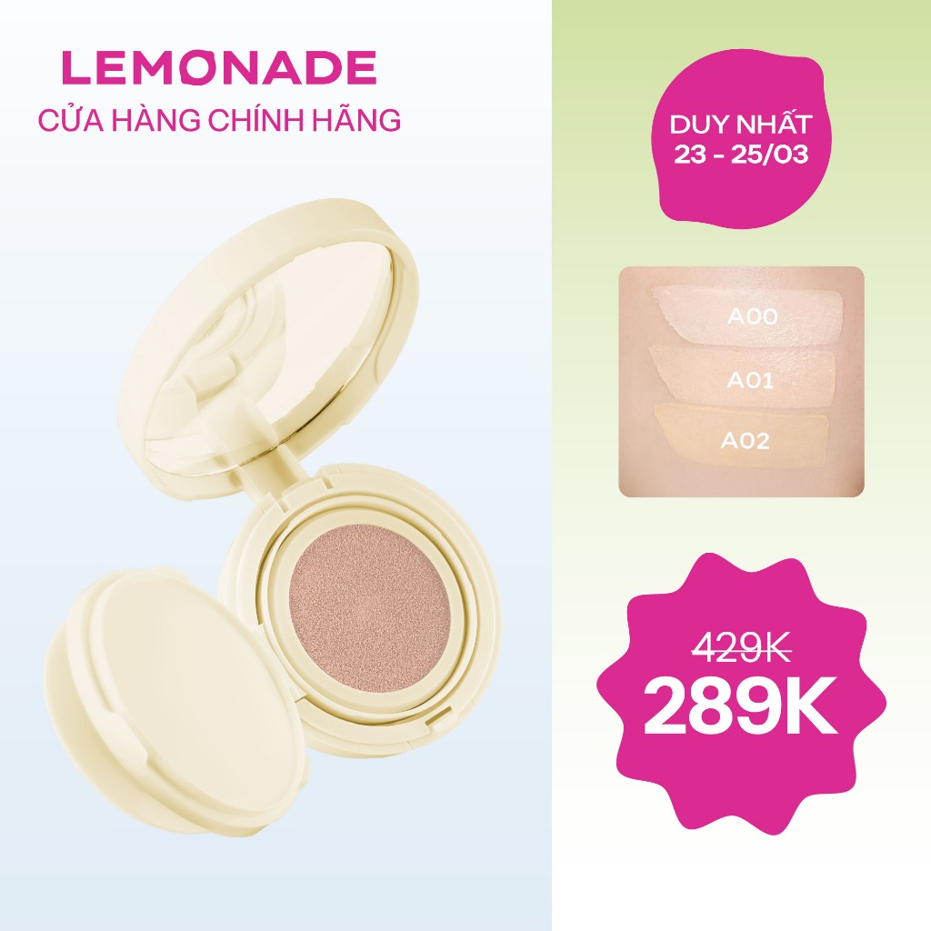 Phấn nước LEMONADE Matte Addict Cushion 15g