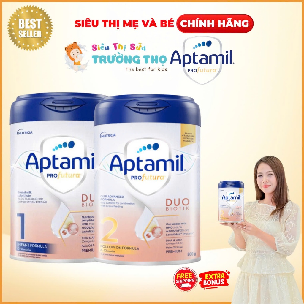 Sữa Công Thức  Aptamil Profutura Duobiotik Hà Lan 800g