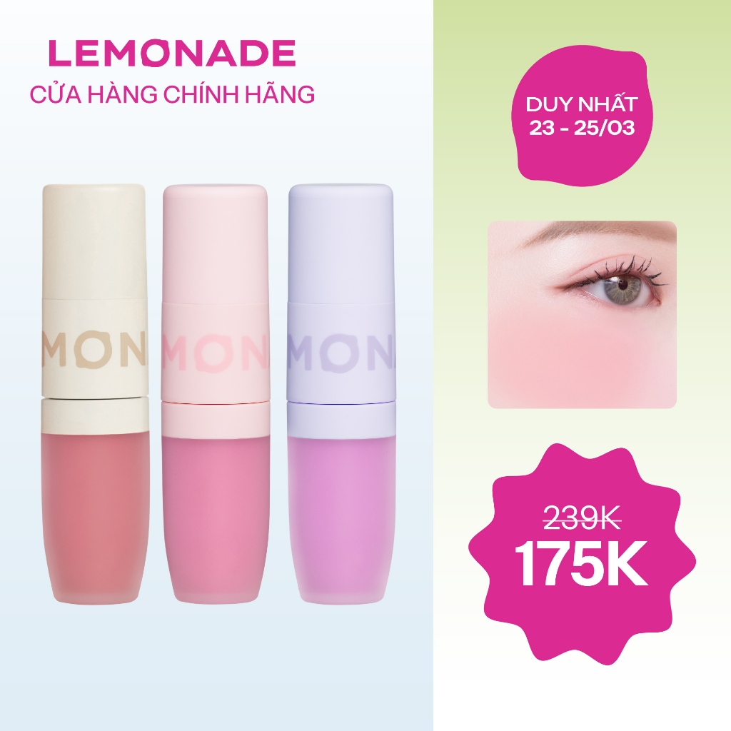 Má kem mịn lì thuần chay Lemonade Perfect Couple Blush 8,5g