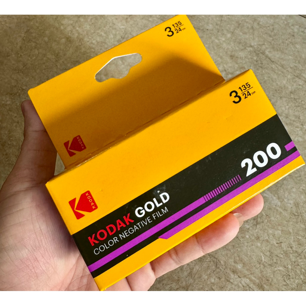 [phim mới] Combo pack 3 cuộn Kodak Gold 200 24exp Date 05/2028 film 35mm
