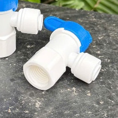 Van Bình Áp Máy Lọc, Van Khóa Bình áp 1 Đầu Dây Fi 6mm