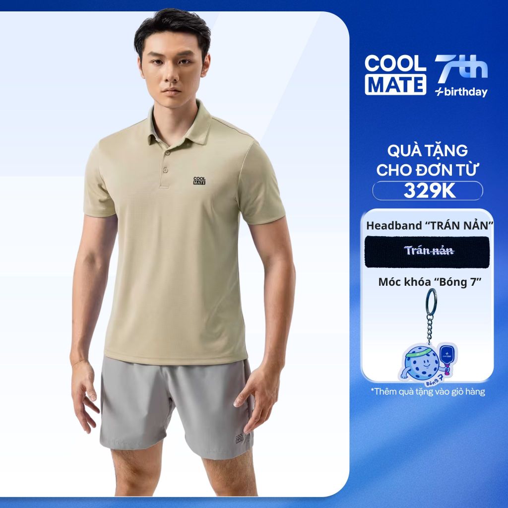 [Tặng headband đơn 329k]  Áo Polo Nam Coolmate Promax-S1 Đa Năng phù hợp với các bộ môn thể thao