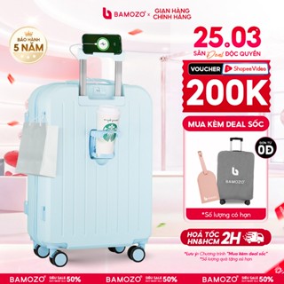 Vali Kéo Du Lịch Bamozo Size 20/24 Cao Cấp Chống Xước Bo Góc Tròn Chống Va Đập Bảo Hành 5 Năm_8812