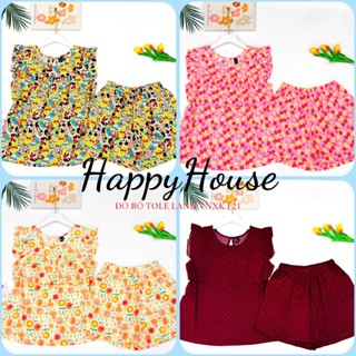 Đồ Bộ Tole Nữ, Bộ Lanh Đùi Cánh Tiên Bèo Ngực F21 VNXK 45-75kg, chất tole 2 da loại 1 mịn mát cao cấp - có BigSize