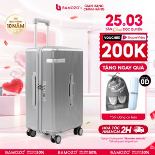 [Deal Hot] Vali Du Lịch Bamozo Lumispace Size 20/24/28 PC Nguyên Khối Chống Xước Vỡ Bảo Hành 10 Năm_LUMI