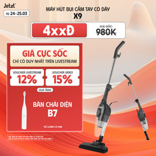 Máy hút bụi cầm tay có dây 3in1 JETZT X9, lực hút 19.000PA, hệ thống lọc bụi đa tầng
