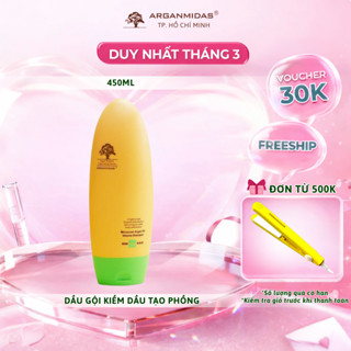 Dầu gội kiềm dầu cho da dầu bết Arganmidas, dầu gội phồng tóc giúp tạo phồng chân tóc 450ml