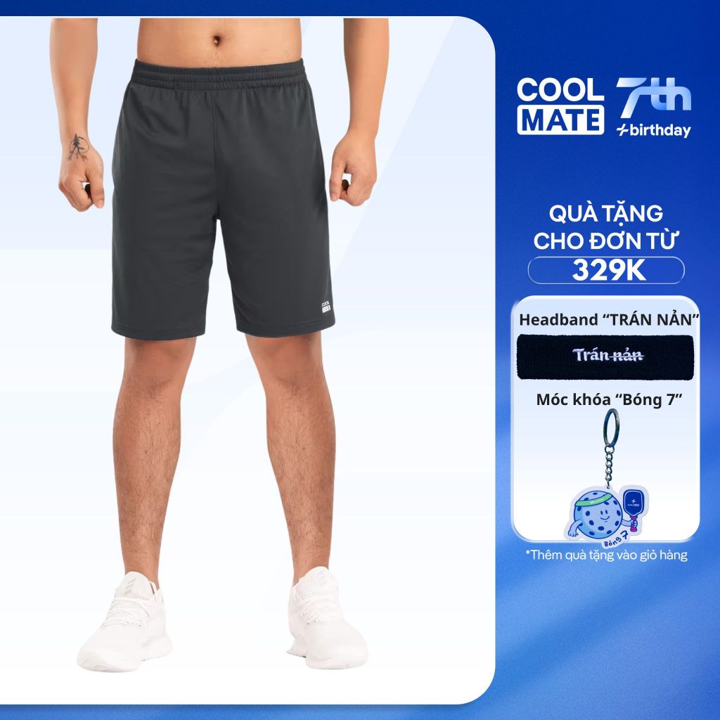 [Tặng headband đơn 329k]  Quần Short Nam Coolmate Promax-S1 Đa Năng Thoải mái vận động