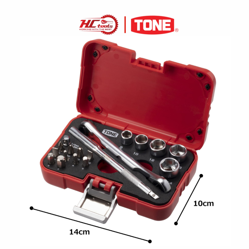 Bộ tay vặn 2 trong 1 TONE MIX21620P Nhật Bản 18 chi tiết - HCTools VN