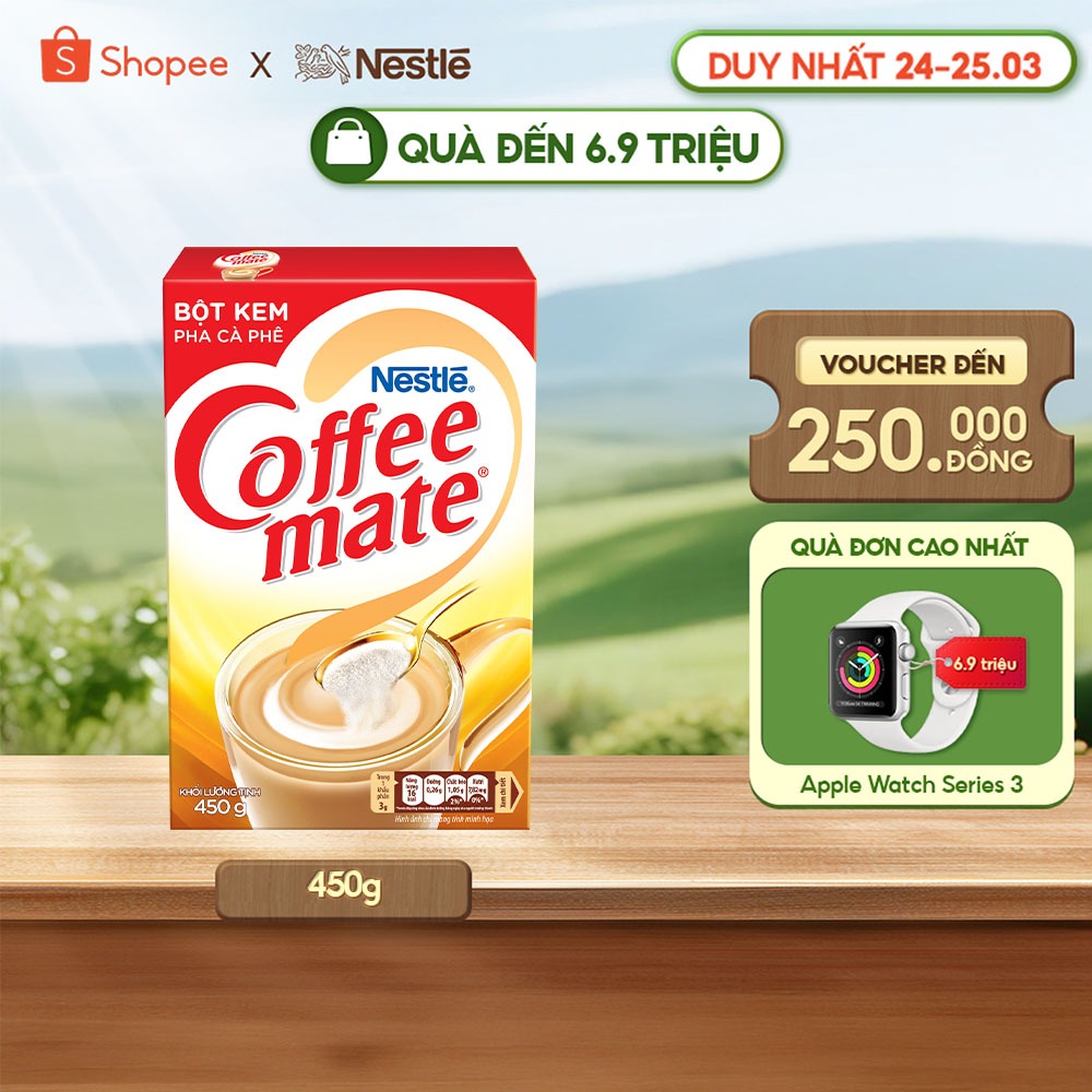 Bột kem Nestle Coffee Mate hộp 450g