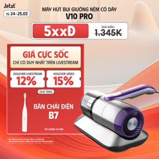 Máy hút bụi giường nệm diệt khuẩn UV JETZT PRO cầm tay