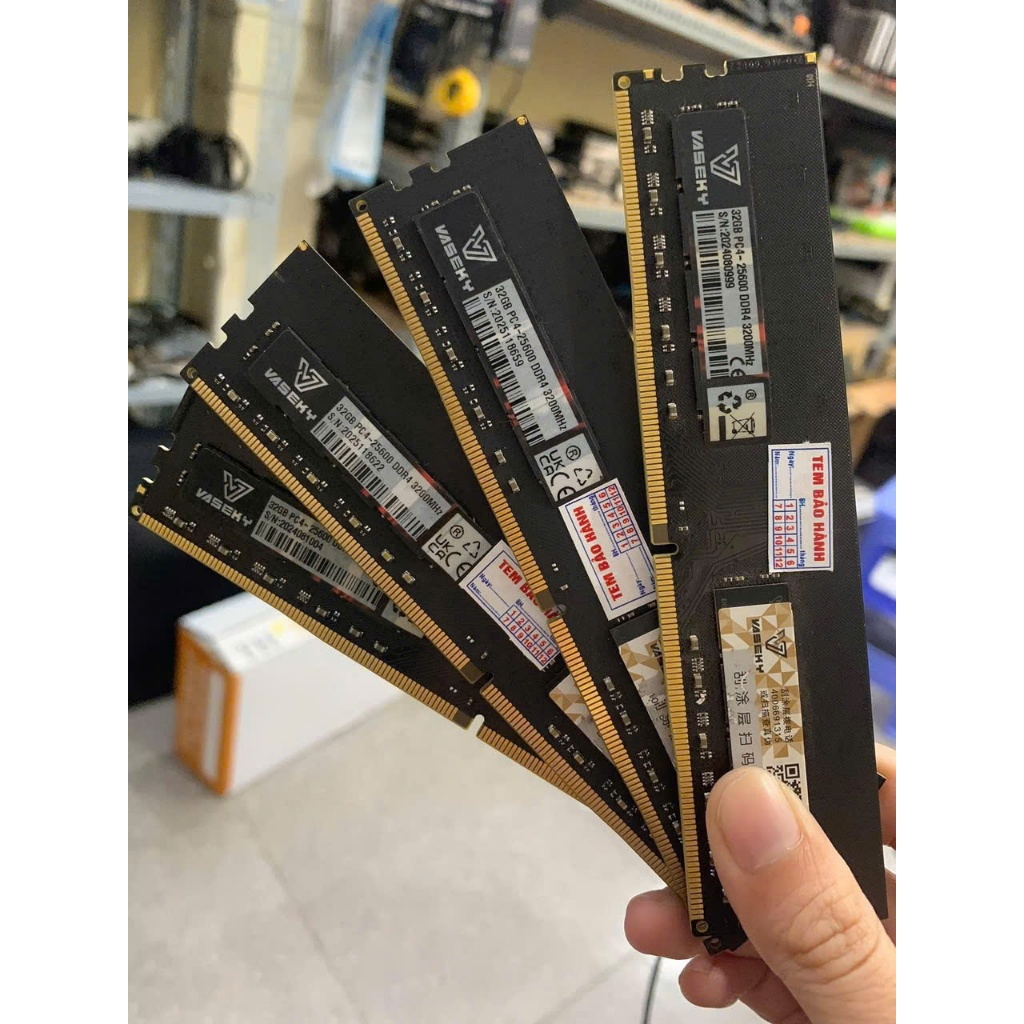 Ram DDR4 16GB 32GB buss 2666 và 3200 ko tản pc