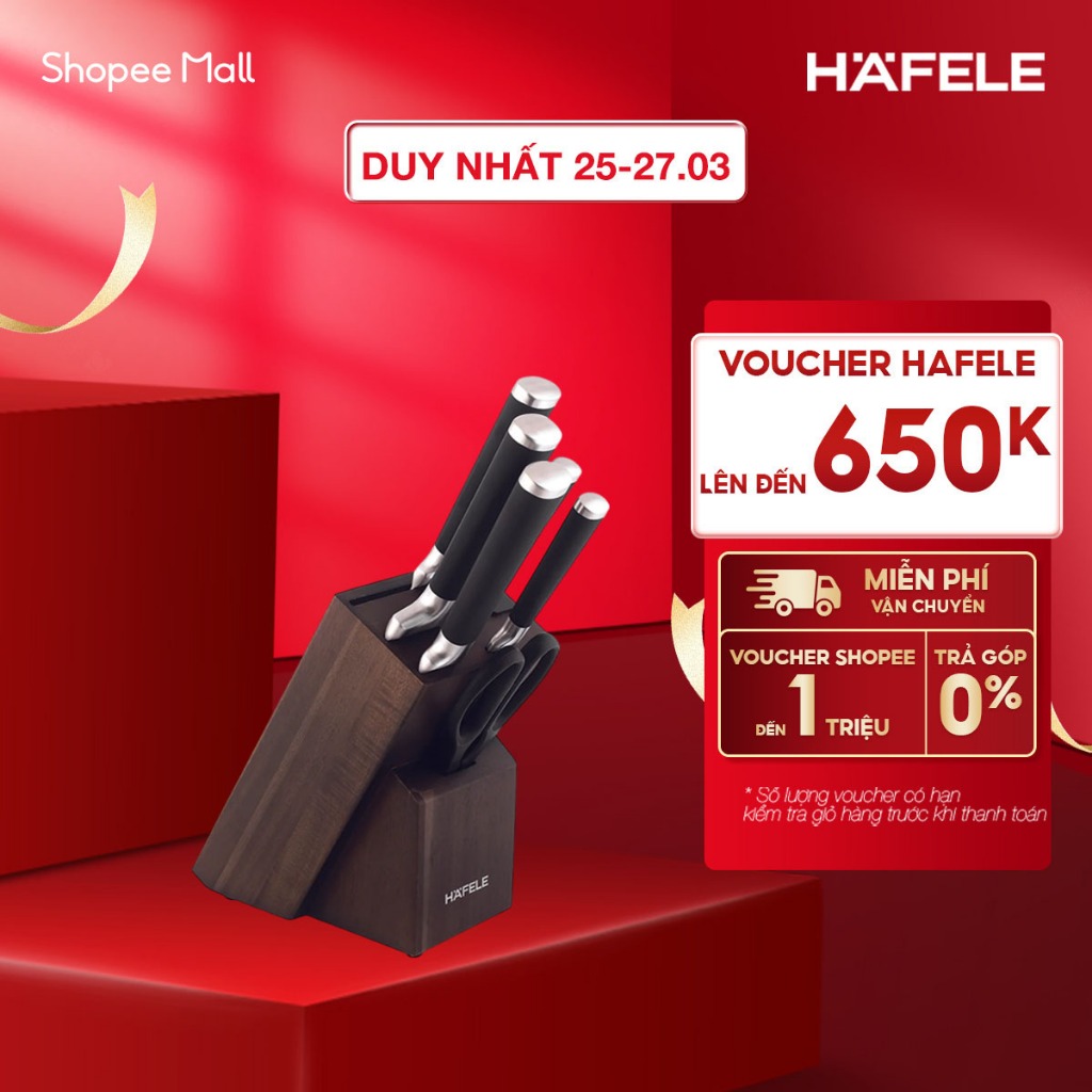 Bộ dao Hafele HS-K7X 535.44.168