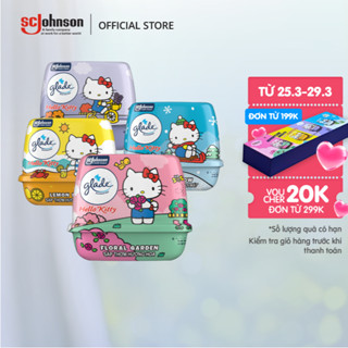 GLADE Sáp Thơm Phiên Bản Giới Hạn Hello Kitty Khử Mùi Lưu Hương Bền Lâu 180g [Đơn từ 199k tặng Hộp quà để đựng sản phẩm]