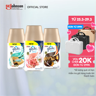 GLADE Combo 3 Lõi Xịt Tự Động Lưu Hương Bền Lâu Đến 70 ngày 252ml x3