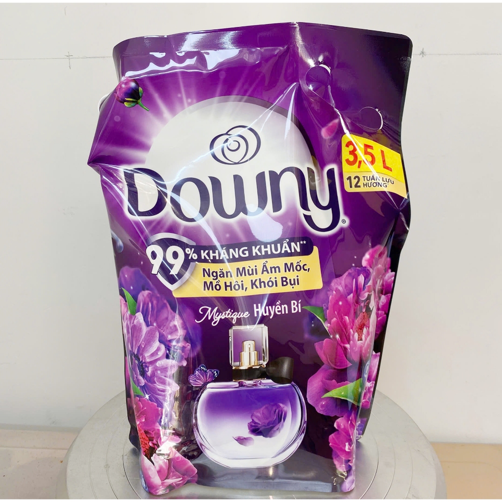 Nước xả vải Downy Túi 3.5 lít Kháng khuẩn Hương nước hoa Huyền bí