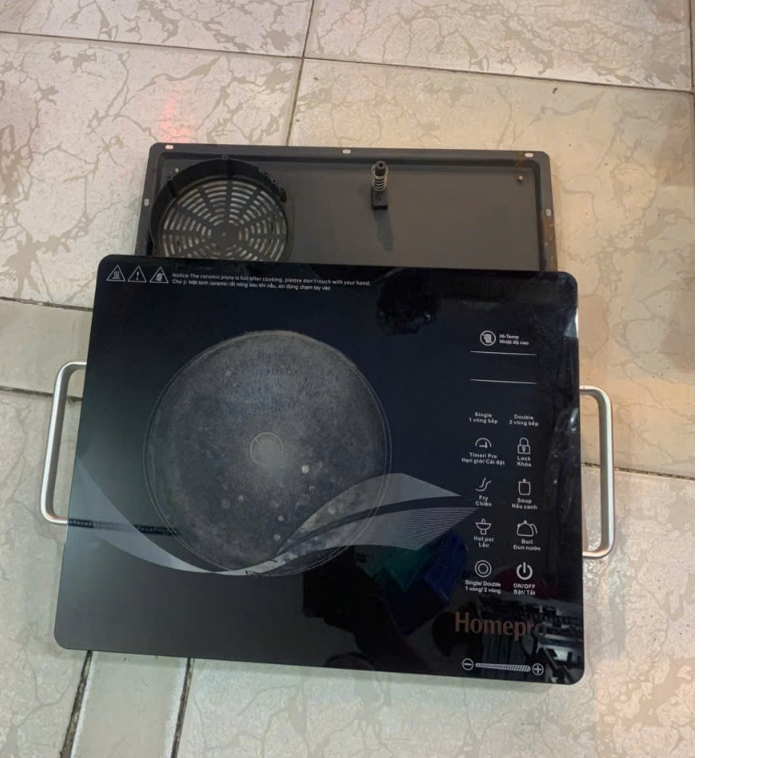 Bộ vỏ bếp HN Homepro HP-CC58, khung nhôm( hàng tháo bếp đã qua sử dụng)
