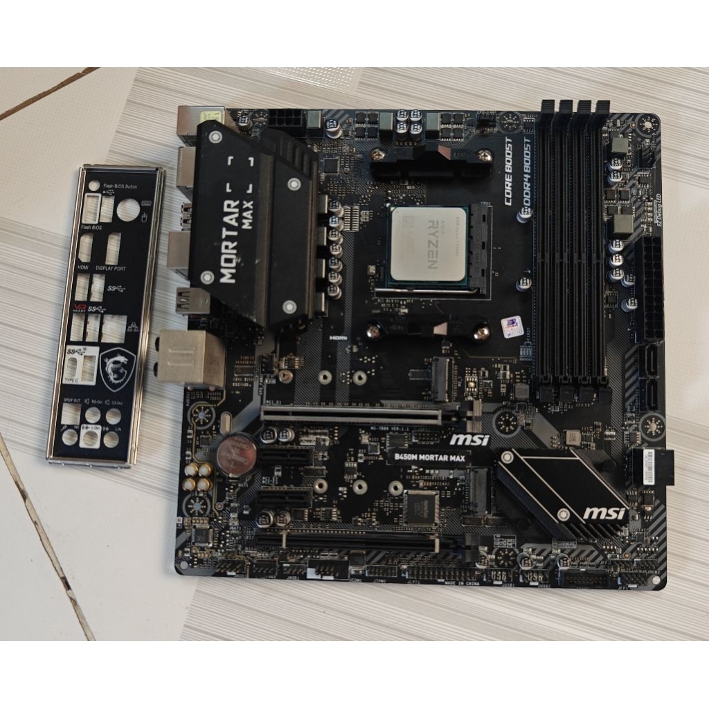 Combo b450m mortar max + r7 5700g